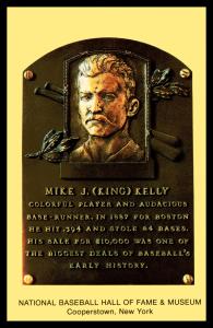 King Kelly Hall of Fame Postcard