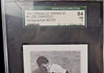 1993 Pinnacle Joe DiMaggio Autographed Card #4