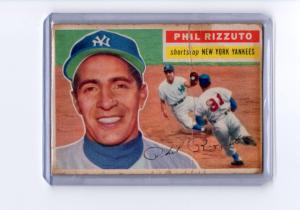 1956 Topps Phil Rizzuto New York Yankees Card