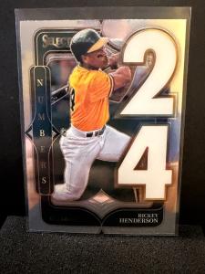 Rickey Henderson 2025 Select Numbers #12 Card
