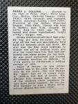 1950 Callahan HOF Baseball Card Jimmie Collins