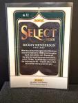 Rickey Henderson 2025 Select Numbers #12 Card