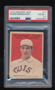 1915 Cracker Jack Roger Bresnahan PSA 2.5 Card