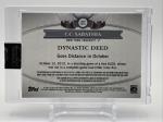 2024 Topps Dynasty CC Sabathia Patch Auto 10/10