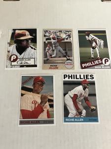 Dick Allen 5 Card Promo Set - Phillies