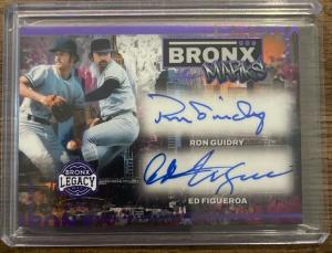 2025 Leaf Bronx Legacy Ron Guidry Ed Figueroa Auto