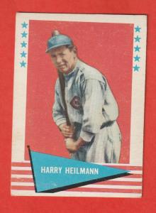 1961 Fleer Harry Heilmann Baseball Card #42