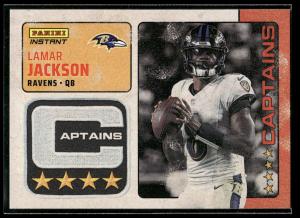 2024 Panini Instant Lamar Jackson Baltimore Ravens Card
