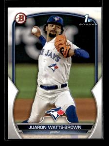 2023 Bowman Draft Juaron Watts-Brown Blue Jays Lot