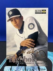 1997 Upper Deck Alex Rodriguez Gold Signature Card