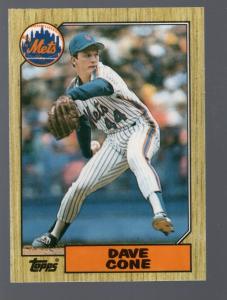 David Cone 1987 Topps Traded Tiffany RC