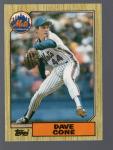 David Cone 1987 Topps Traded Tiffany RC