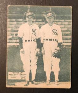 1934-36 Batter Up #111 Jackie Hayes & Ted Lyons