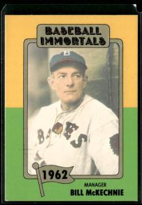 Bill McKechnie 1980-87 SSPC HOF #88 Card