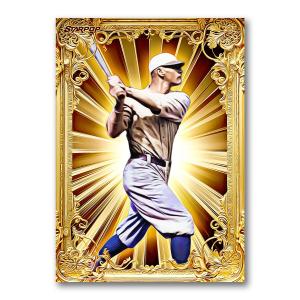 Zack Wheat Signed Golden Icon Card 01/20