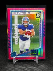 2025 Donruss Cam Skattebo Rated Rookie Pink Holo