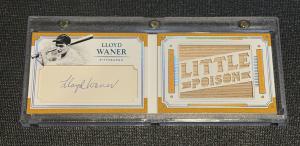 Lloyd Waner 2017 National Treasures Cut Signature 1/1