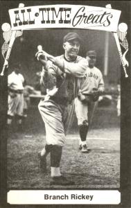 1973-80 TCMA Branch Rickey All-Time Greats Postcard