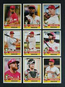 2025 Topps Heritage Cincinnati Reds Team Set