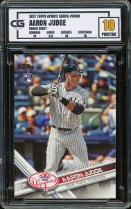 2017 Topps Update Aaron Judge Rookie Card CG 10