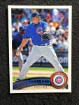 Carlos Zambrano 2011 Topps #558 Chicago Cubs Card