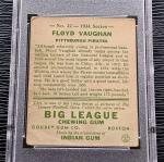 1934 Goudey Arky Vaughan Baseball Card #22