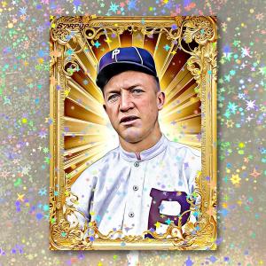 Pete Alexander Holographic Golden Icon Card 01/10