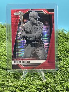 2025 Prizm Red Pulsar Rogers Hornsby #62 Card