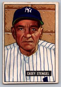 1951 Bowman #181 Casey Stengel Yankees Card