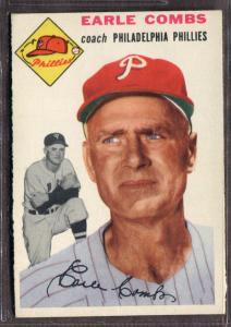 1954 Topps Earle Combs #183 Card