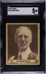 1940 Play Ball Connie Mack Card - SGC 5
