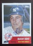 2016 Bucky Dent 5x7 Autograph - JSA Certified