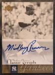 2004 Upper Deck Yankees Mickey Rivers Autograph Card