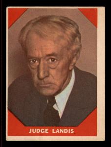 1960 Fleer Kenesaw Landis HOF Card