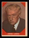 1960 Fleer Kenesaw Landis HOF Card