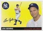 Lou Gehrig Card: Buy 5 Get 1 Free
