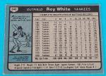 1980 Topps Roy White Yankees Baseball Card #648