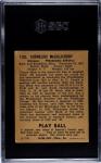 1940 Play Ball Connie Mack Card - SGC 5