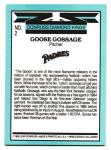 1986 Donruss Goose Gossage #2 Diamond Kings Card