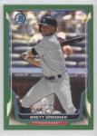 2014 Bowman Chrome Green Refractor Brett Gardner #99