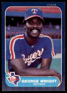 1986 Fleer George Wright Baseball Card #578