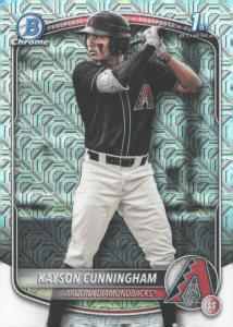 2025 Bowman Draft Kayson Cunningham Mojo Refractor