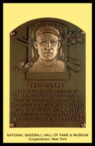 Fred Clarke Cooperstown Hall of Fame Postcard