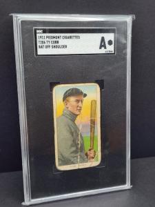 1909-11 T206 Ty Cobb Bat Off Shoulder Card