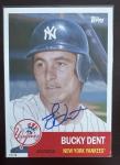 2016 Bucky Dent 5x7 Autograph - JSA Certified