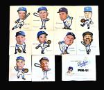 1963 Dodgers Pin-Ups 10 Card Set Sealed