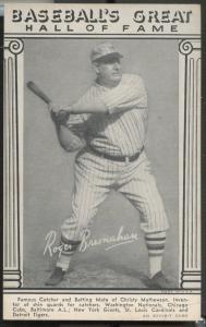 1948 Roger Bresnahan Hall of Fame Baseball Card