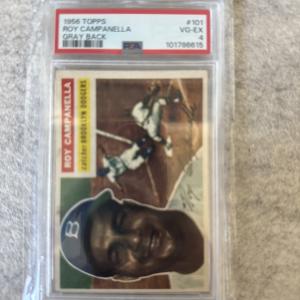 1956 Topps Roy Campanella Baseball Card PSA 4