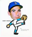 1963 Dodgers Pin-Ups 10 Card Set Sealed