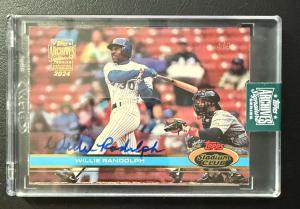 2024 Topps Archives Willie Randolph Autograph /9